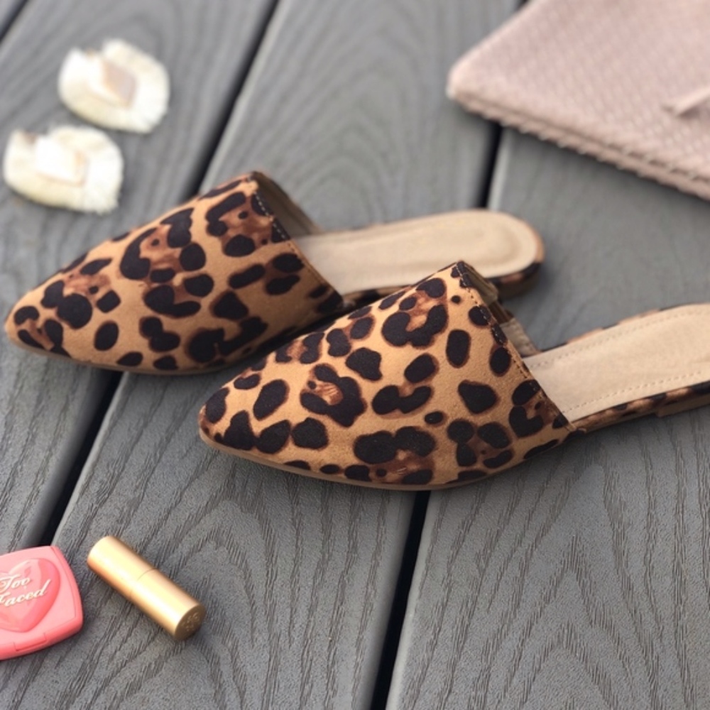 SAVANNAH Leopard Print Mules       - Picture 4 of 4